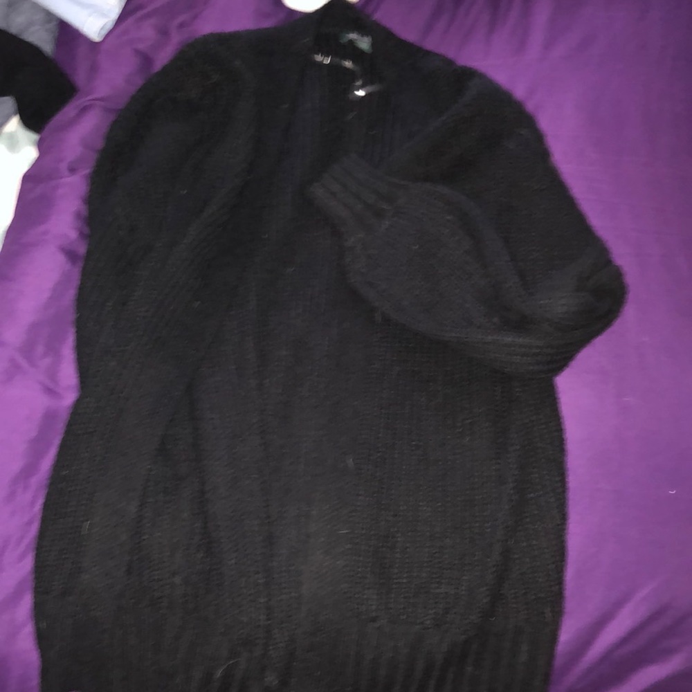Black cartigan